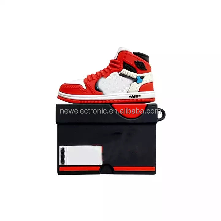 Sneaker Box AirPods Case – 3D Shoe-Inspired Silicone Cover 👟📦