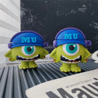 Mike Wazowski AirPods Case – Cute 3D Cartoon Silicone Cover (Monsters University)
