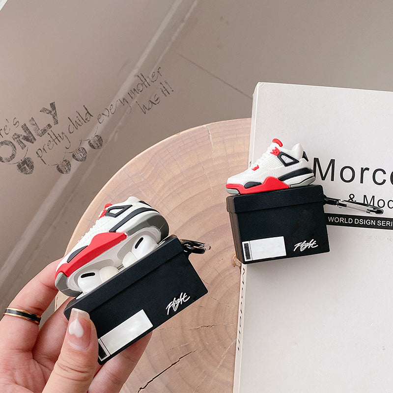 Sneaker Box AirPods Case – 3D Shoe-Inspired Silicone Cover 👟📦