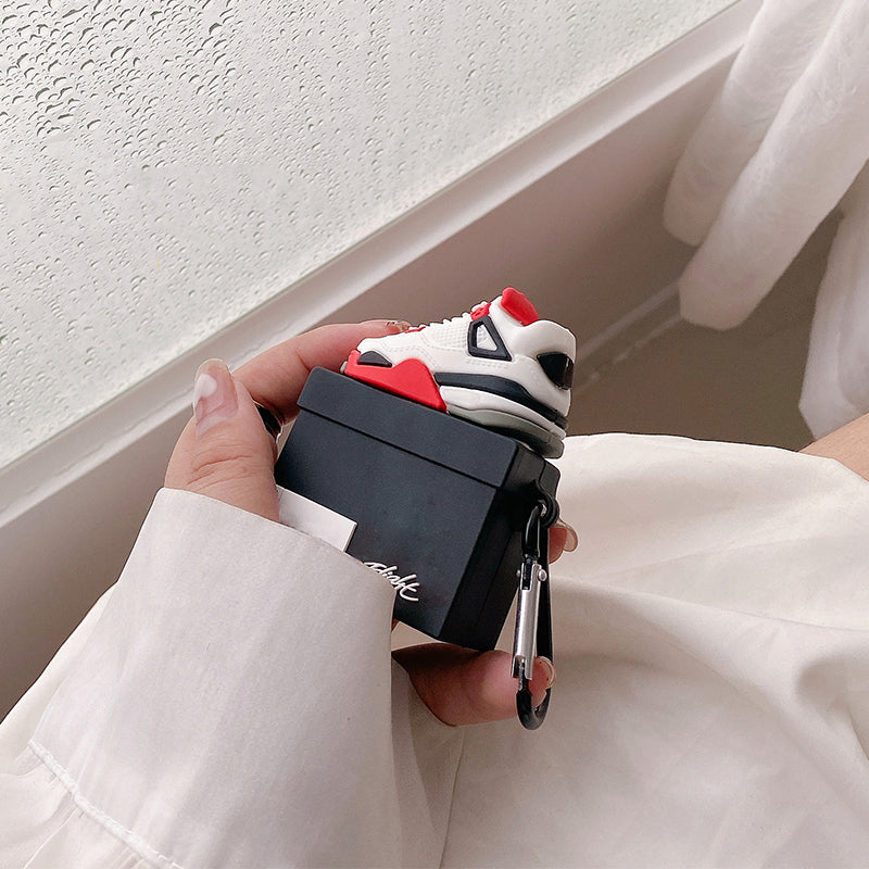 Sneaker Box AirPods Case – 3D Shoe-Inspired Silicone Cover 👟📦