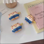 Tiger Buddy AirPods Case – Cute 3D Cartoon Silicone Cover🐯💛